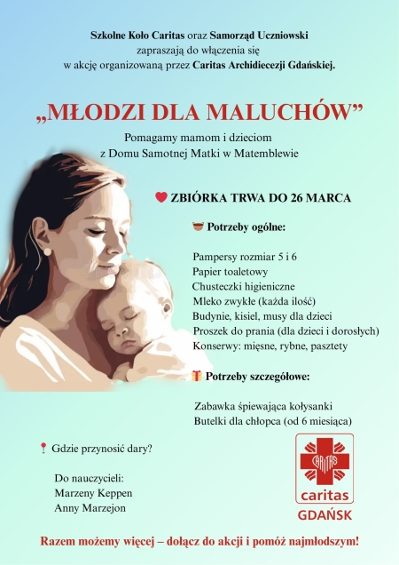 🎈 AKCJA „MŁODZI DLA MALUCHÓW” – POMAGAMY RAZEM! ❤️