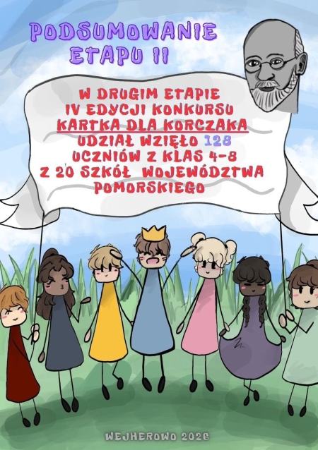 Wieści z ostatniej chwili - Wojewódzki Konkurs „Kartka dla Korczaka'' 🍀